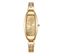 RORIOS Reloj de Cuarzo Elegante Mujer Relojes Pulsera Estiloso con Diseño Watch Vestir - Ideal para Fiestas Uso Diario & como Regalo Oro