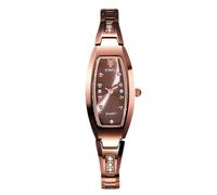 RORIOS Reloj de Cuarzo Elegante Mujer Relojes Pulsera Estiloso con Diseño Watch Vestir - Ideal para Fiestas Uso Diario & como Regalo Oro Rosa