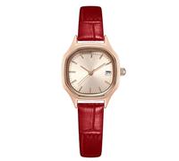 RORIOS Reloj de Mujer Elegante Cuadrado Relojes Analógico de Cuarzo Relojes con Correa de Cuero Impermeables Reloj de Pulsera para Mujer