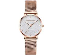 RORIOS Reloj de Mujer Minimalista Cuarzo Analógico Con Correa de Malla en Acero Inoxidable - Moda Dama