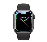 RORIOS Reloj de Pulsera Deportiva Inteligente para Hombres Mujeres Reloj Silicona Fitness Llamadas Bluetooth Rectangular Smartwatch Negro