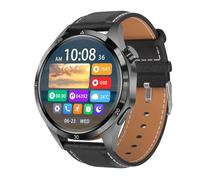 RORIOS Reloj de Pulsera Inteligente para Hombres Mujeres Llamadas Bluetooth Monitoreo de Salud Smartwatch Fitness Deportiva IP68 Resistente al Agua Negro A