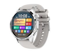 RORIOS Reloj de Pulsera Inteligente para Hombres Mujeres Llamadas Bluetooth Monitoreo de Salud Smartwatch Fitness Deportiva IP68 Resistente al Agua Gris