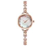 RORIOS Reloj de Pulsera para Mujer Relojes Señora Analógico Cuarzo Reloj Elegante Diamante Relojes Niña Reloj Rhinestone Impermeable Acero Inoxidable