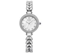 RORIOS Reloj de Pulsera para Mujer Relojes Señora Vestir Reloj Elegante Analógico Cuarzo Relojes Acero Inoxidable Diamante Reloj Luminoso Impermeable Blanco