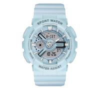 RORIOS Reloj de Pulsera Pareja Electrónico Reloj Multifuncional Militares Relojes Hombres Mujeres Reloj Digital Cuarzo Correa Resina para Niñas Niños Azul B