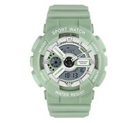 RORIOS Reloj de Pulsera Pareja Electrónico Reloj Multifuncional Militares Relojes Hombres Mujeres Reloj Digital Cuarzo Correa Resina para Niñas Niños Verde B