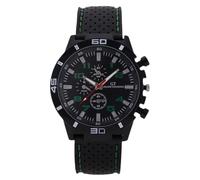 RORIOS Reloj Deportivo para Hombres Elegante Relojes Analógico con Correa Perforada Transpirable Watch Casual Multicolor Verde