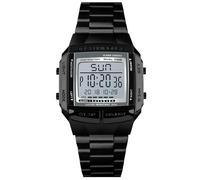 RORIOS Reloj Deportivo para Hombres Multifuncionales Militar Analógico Digital Cuarzo Acero Inoxidable Strap Reloj para Hombre