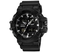 RORIOS Reloj Deportivo para Hombres Multifuncionales Militar Analógico Digital Cuarzo Reloj para Hombre