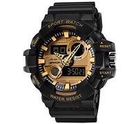 RORIOS Reloj Deportivo para Hombres Multifuncionales Militar Analógico Digital Cuarzo Reloj para Hombre