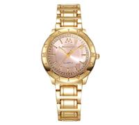 RORIOS Reloj Metal Mujer Relojes Pulsera Analógico Moda con Múltiples Cuadros Colores Elegante Watch Vestir Casual para Uso Diario Rosa