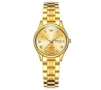 RORIOS Reloj Mujer Reloj Luminoso Moda Relojes Analógico de Cuarzo Correa en Acero Inoxidable Relojes de Pulsera para Mujeres