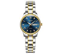 RORIOS Reloj Mujer Reloj Luminoso Moda Relojes Analógico de Cuarzo Correa en Acero Inoxidable Relojes de Pulsera para Mujeres