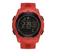 RORIOS Reloj Multifuncional Electrónico Reloj de Pulsera Estilo Deportivos Reloj para Hombre Mujeres Relojes Digital Cuarzo Reloj Unisex Impermeable Rojo
