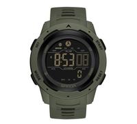 RORIOS Reloj Multifuncional Electrónico Reloj de Pulsera Estilo Deportivos Reloj para Hombre Mujeres Relojes Digital Cuarzo Reloj Unisex Impermeable Verde