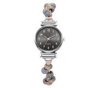 RORIOS Reloj Pulsera Analógico Mujer Ligero Correa Elástica con Piedras Moda Relojes Diario para Mujeres Negro