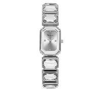 RORIOS Reloj Rectangular de Diseño Exclusivo para Mujer Elegantes Relojes Clásico Cuarzo con Correa Diamantes Resistente al Agua Plata