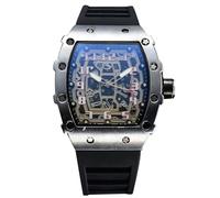 RORIOS Relojes de Pulsera Cuarzo para Hombres Reloj Moda Tonneau Reloj Luminoso Analógico Reloj Casuales Deportivo con Fecha