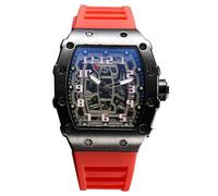 RORIOS Relojes de Pulsera Cuarzo para Hombres Reloj Moda Tonneau Reloj Luminoso Analógico Reloj Casuales Deportivo con Fecha