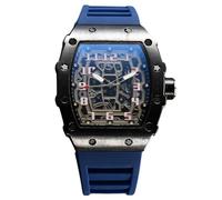 RORIOS Relojes de Pulsera Cuarzo para Hombres Reloj Moda Tonneau Reloj Luminoso Analógico Reloj Casuales Deportivo con Fecha