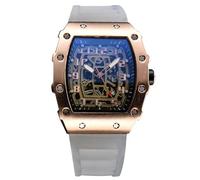 RORIOS Relojes de Pulsera Cuarzo para Hombres Reloj Moda Tonneau Reloj Luminoso Analógico Reloj Casuales Deportivo con Fecha