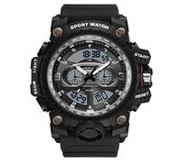 RORIOS Relojes Deportivos para Hombre Multifuncional Militar Relojes Resistente al Agua Digital Relojes con Alarma Electrónica Relojes de Pulsera