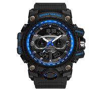 RORIOS Relojes Deportivos para Hombre Multifuncional Militar Relojes Resistente al Agua Digital Relojes con Alarma Electrónica Relojes de Pulsera