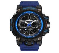 RORIOS Relojes Deportivos para Hombre Multifuncional Militar Relojes Resistente al Agua Digital Relojes con Alarma Electrónica Relojes de Pulsera