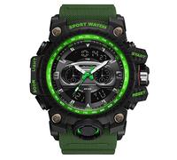 RORIOS Relojes Deportivos para Hombre Multifuncional Militar Relojes Resistente al Agua Digital Relojes con Alarma Electrónica Relojes de Pulsera