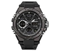 RORIOS Relojes Deportivos para Hombre Resistente al Agua Digital Militares Relojes Multifuncional Militar Reloj para Hombre