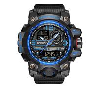 RORIOS Relojes Digital para Hombre Deportivos Relojes de Pulsera con Alarma Reloj Multifuncional Militar para Hombre