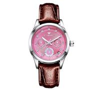 RORIOS Relojes Elegante de Pulsera para Mujer Reloj Señoras Mecánico Reloj Moda Minimalista Reloj Automático Acero Inoxidable Reloj Luminoso Analógico Blanco B