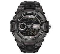 RORIOS Relojes Hombre Cuarzo Digital Relojes Impermeable Deportivo Reloj Multifuncional Reloj de Pulsera con Cronógrafo Luminoso
