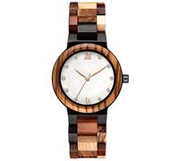 RORIOS Relojes Madera para Mujer Analógico Cuarzo Japonés con Correa de Madera Vintage Relojes de Pulsera Moda Natural Relojes para Mujeres