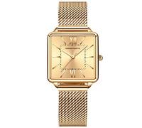 RORIOS Relojes Mujer Cuarzo Analogico Relojes con Banda de Malla Acero Inoxidable Impermeable Elegante Relojes Moda Vestir Relojes de Pulsera