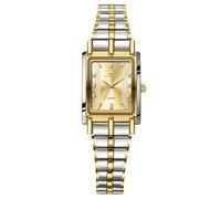 RORIOS Relojes Par Acero Inoxidable Reloj de Pulsera para Hombres Mujeres Reloj Analógico Cuarzo Reloj Sencillos Negocio Reloj Rectangular Elegante Plateado B