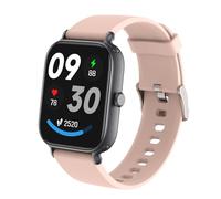 RORIOS Smartwatch Mujer Hombre Relojes de Pulsera Deportiva Inteligente Reloj Monitorización Frecuencia Cardíaca Durante Sueño Rastreador Actividad Rosa AA