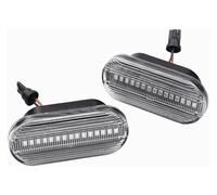 RORLL Para VW Para Bora Para Golf Para MK4 LED Indicador Luz Giro Lateral Dinámico 2X Lámpara De Señal De Giro(Smoke Dynamic)