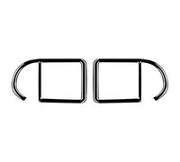 RORLL Rejillas De Aire para Cayenne 2003 2004 2005-2010 Adhesivo Fibra Carbono Suave Ventilación Aire Acondicionado Lateral Coche PVC