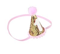 RORPOIR 1 Pc Diadema De Cumpleaños De 1 Año Sombrero De Cumpleaños De Un Año Diadema De 1er Cumpleaños Niña 3er Cumpleaños Sombrero Fiesta De Papel Oro 3ro Princesa Gorro De Ducha Niño