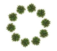 RORPOIR 10 Piezas Mesa de Arena Modelo Hierba decoración paisajística Adornos de Paisaje En función de Sus Necesidades Plantas de Hierba Falsa decoración de Musgo el plastico Rosy