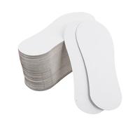 RORPOIR 100 Placas Organizadoras de Papel para Calcetines Invisibles de Mujer Soporte Práctico para Calcetines de Corte Bajo Cartones Blancos Reutilizables para Exhibición y