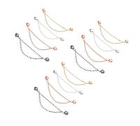 RORPOIR 12 Piezas De Hebillas De Ajuste Magnético Correa De Repuesto Clip De Ajuste Hebilla De Cadena Magnéticas De Metal Pinzas Magnéticas Para Camisa Pinzas Para Ropa