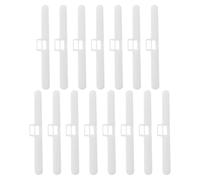 RORPOIR 15 Piezas de Accesorios para Cortinas Verticales Diseño de Doble Orificio, Soporte de Plástico Blanco, Compatibles y Versátiles para Persianas de Ventana