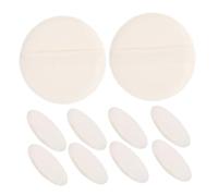 RORPOIR 15 Uds Esponjas De Polvo Esponjosas Para Bebé Esponja Redonda Para Polvo De Maquillaje Esponja Para Polvo Bocanadas Para Bebé Bocanadas De Polvo Para El Cuerpo