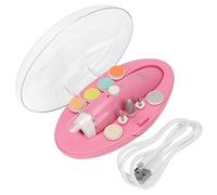 RORPOIR 1juego Cuidado De Uñas Para Bebés y Kit De Cortaúñas Eléctrico Sin Batería Cabezas Para Uñas Para Color Rosa