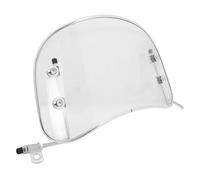 RORPOIR 1juego Deflector Viento Motocicleta Transparente Parabrisas Delantero PC Alta Resistencia Fácil Instalación Compatible Motos y Scooters Retro