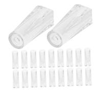 RORPOIR 20 Piezas Manilla persiana Veneciana persianas inalámbricas persianas sin Cable repuestos para estores Curtain Rod manija de la Barra de Las persianas herrajes para Viento Ciego