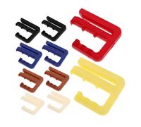 RORPOIR 24 Piezas Waist Tightener Clips For Pants And Skirts Detachable Adjustable No-sew Jeans Buttons Elastic Reusable Waistband Extenders In Colors For Women And Men